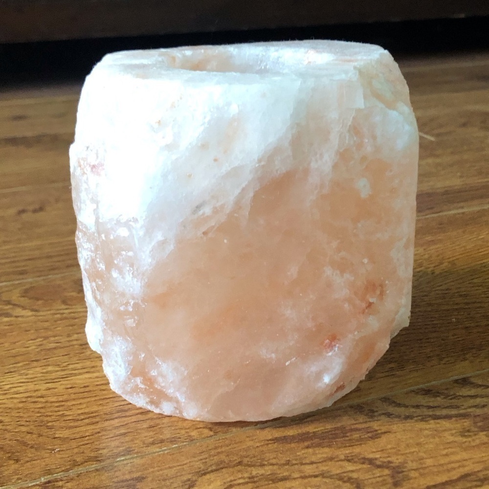 Himalayan rock Salt candle holder